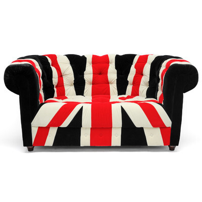Wholesale Interiors Baxton Studio Union Velveteen Sofa