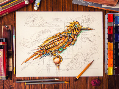 Steampunk Bird