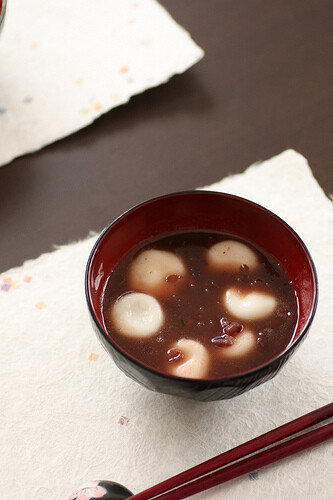 下午茶，time。红豆小元宵汤~