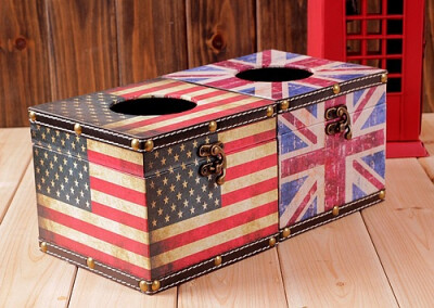 英伦风纸巾盒，皮质，非常有感觉的一款家居。无论作为摆饰还是日用品，整体风格都非常的鲜明。