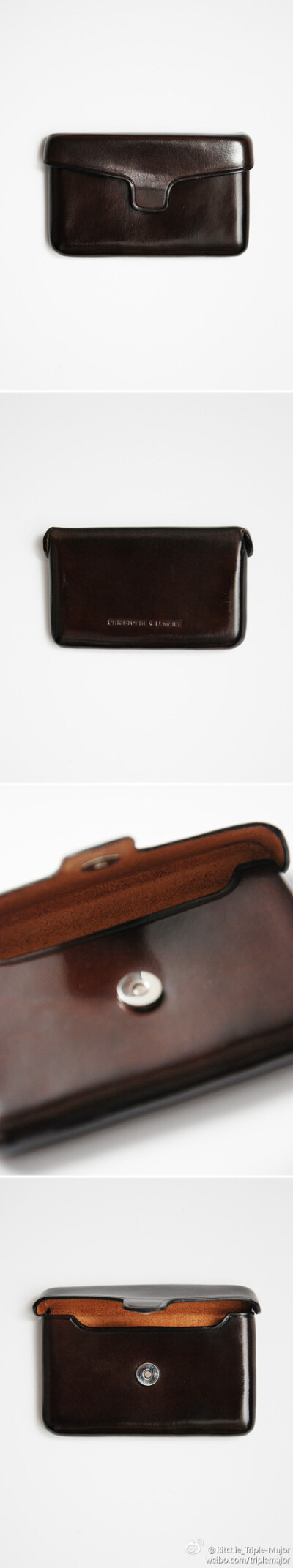 New Arrival: Christophe Lemaire Card Case (dark brown) http://t.cn/z8h0apW