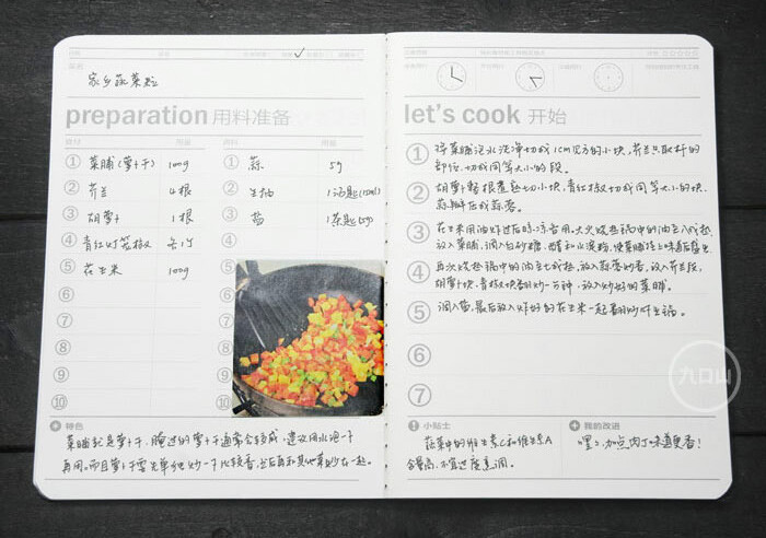 九口山 Document 3.0 生活主题 线装本 笔记本 美食笔记 Recipes