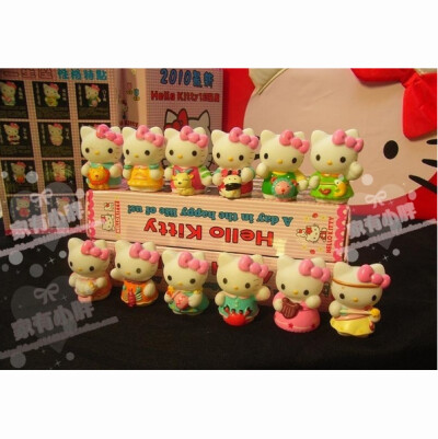 Hello Kitty 12星座公仔摆件