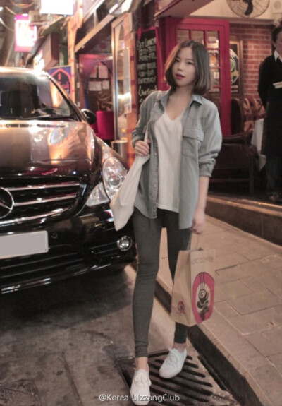 分享图片#牛仔衣&amp;amp;legging