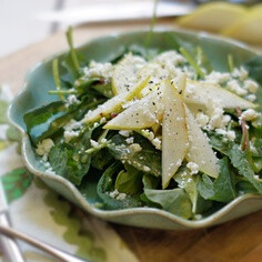 Kale, Pear &amp; Feta Salad