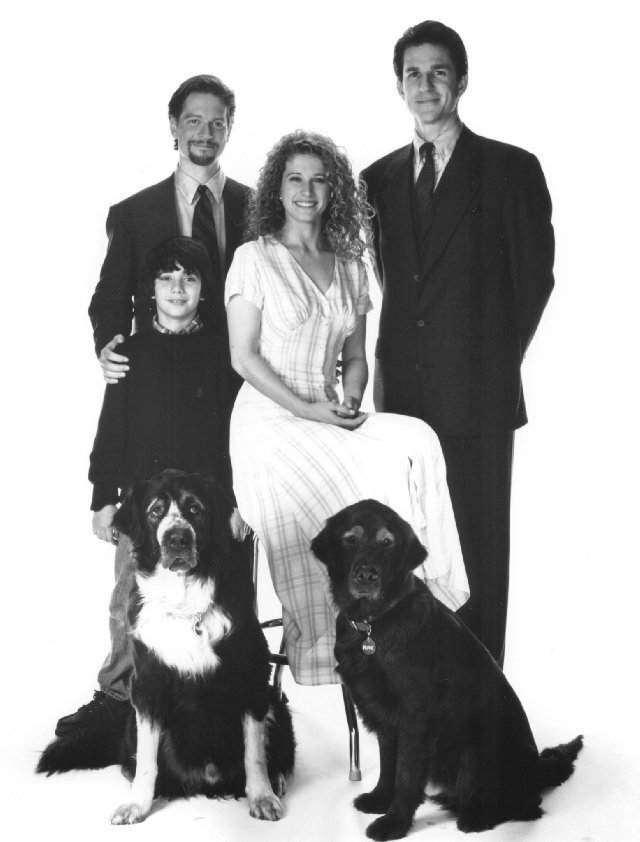 Still of Matthew Modine, Eric Stoltz, Nancy Travis and Max Pomeranc in Fluke