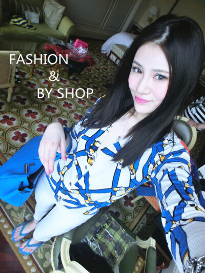 FASHION BY SHOP 2013秋新款装奢华大牌H家KELLY扣OL百搭针织开衫