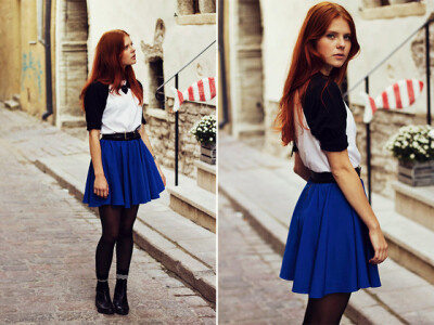 House Skirt, Jeffrey Campbell Boots, Second Hand Shirt, Lindex Necklace