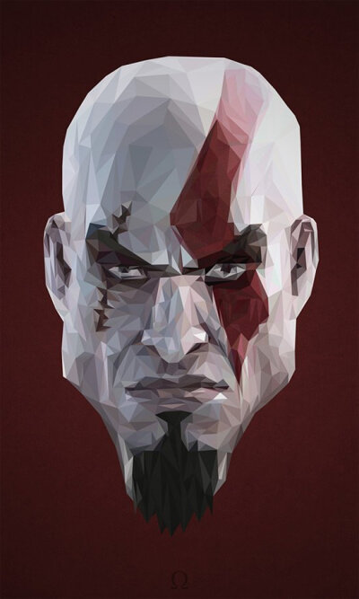 【超级英雄】来自法国巴黎的平面设计师、插画师：Simon Delart，这些运用几何形体绘制的超人正是来自他之手。