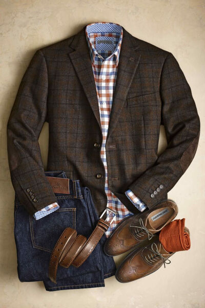 fall blazer look #johnstonmurphy