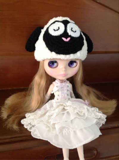 Blythe Dal pullip 小绵羊帽子