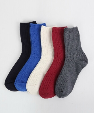 秋季tangostyle韩国进口空运彩色棉线短袜