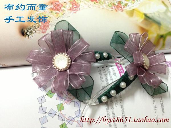 灵感来源：非洲菊，盘发或丸子头的时候装饰下，效果很不错哦