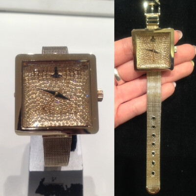 Vivienne Westwood镶钻方形表盘石英手表 VV053RSRS 美国现货