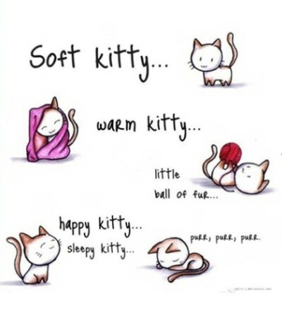 谢耳朵钟爱的催眠曲，Soft kitty~