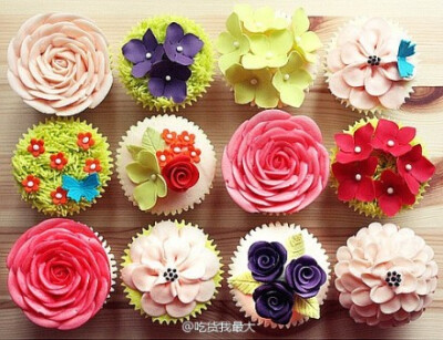 “花”样cupcake~