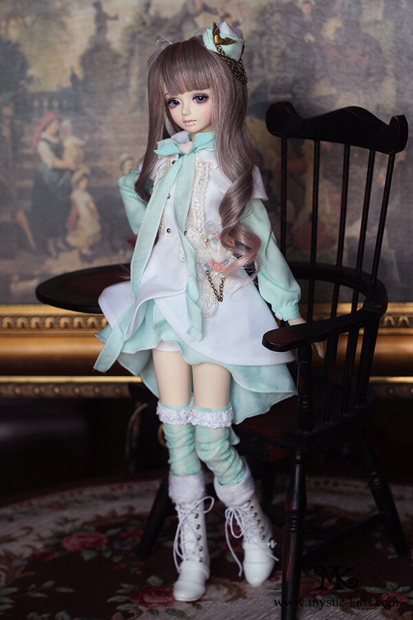 送假发眼珠+包邮【MK】莉莉安 1/4 BJD/SD娃娃 女娃 全套