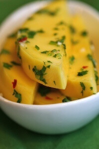 mango pickles.