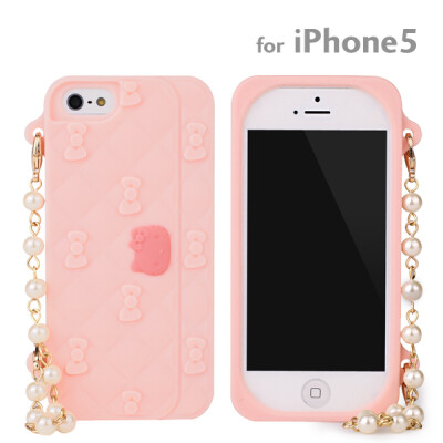 Hello kitty 提包款 iPhone5 软壳