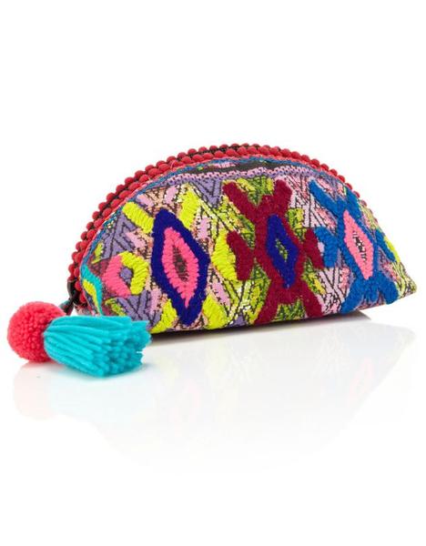 英国正品代购 accessorize节日彩色毛线时尚化妆包