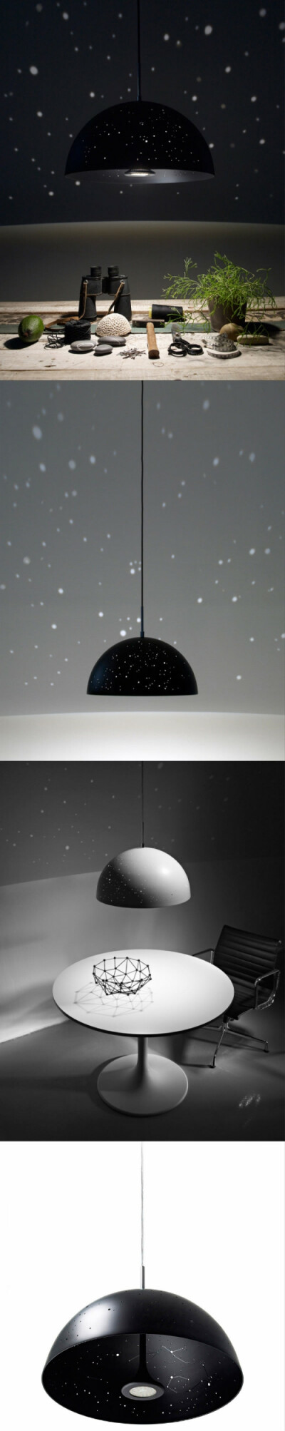 匈牙利首都布达佩斯的平面设计师Anna Farkas和室内设计师Miklós Batisz联袂推出的一系列吊灯产品，灵感源于满天星。