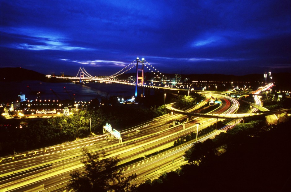 17 Tsing Ma Bridge, Hong Kong With a span of almost 1400 meters, Hong Kong’s Tsing Ma Bridge is the longest rail-traffic suspension bridge in the world. It’s also an example of forethought in engineering -- it has two enclosed road and rail lines that can be used to evacuate the area in case of se…