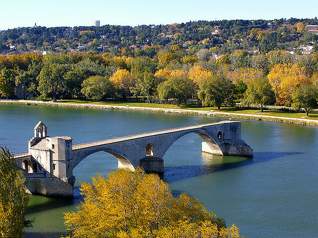 28 Pont d’Avignon, France Built in the 12th century, the Pont d’Avignon used to span France’s Rhône River. Today, only four of the original 22 arches remain.