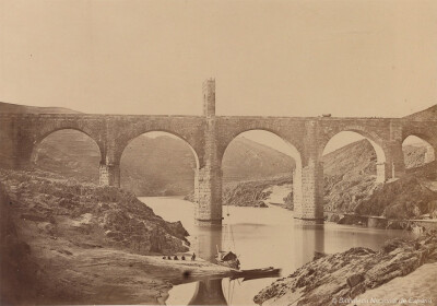 30 Puente Trajan, Spain Standing in Alcántara, Spain, the Puente Trajan is a stone bridge built by the Roman emperor Trajan between the years 104 and 106 A.D. The Latin inscription on its archway stat…