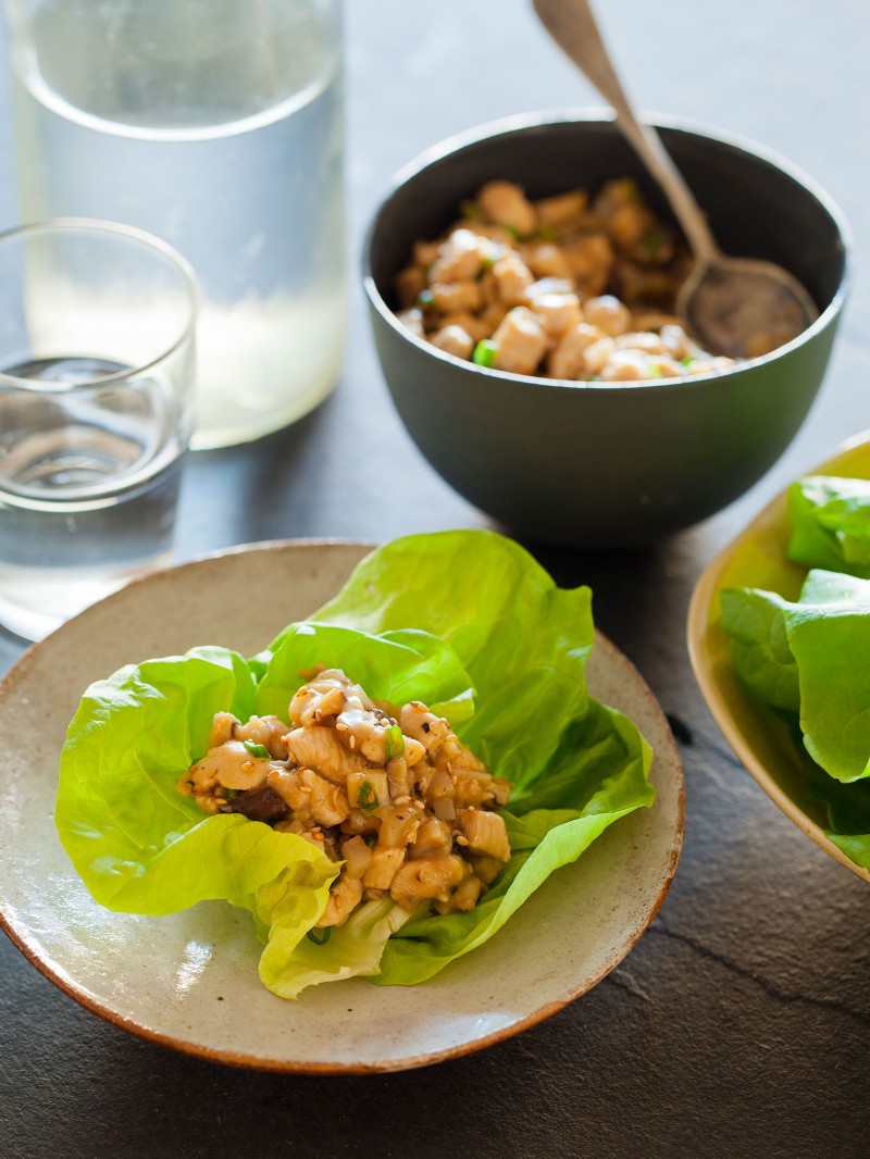 Easy recipe for Chicken Lettuce Wraps.