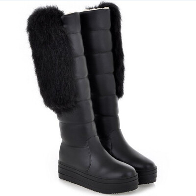 欢迎前来淘宝网铆钉靴-女鞋类实力旺铺，选购新款森女冬季靴子 大热厚底皮草靴加厚毛高筒靴松糕坡跟雪地靴 女,想了解更多新款森女冬季靴子 大热厚底皮草靴加厚毛高筒靴松糕坡跟雪地靴女