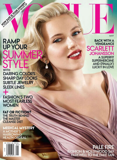 Vogue US 2012.05 Scarlett Johansson by Mario Testino 携《复仇者联盟》回归的斯佳丽·约翰逊