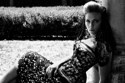 Vogue Russia 2012.10 Scarlett Johansson by Victor Demarchelier 俄国版