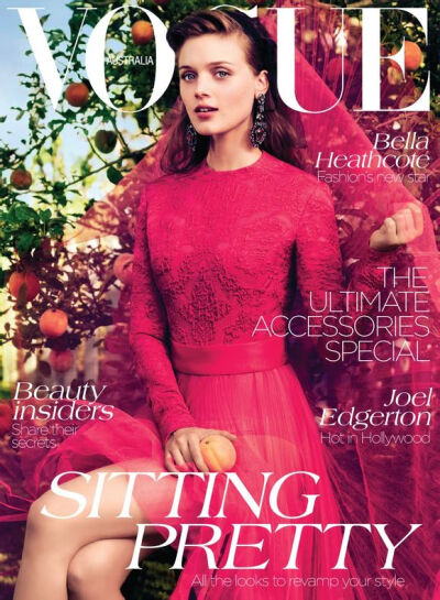 Vogue Australia 2012.09 Bella Heathcote by Will Davidson 澳洲版VOGUE把今年独一份的演员封给了澳洲新人Bella Heathcote