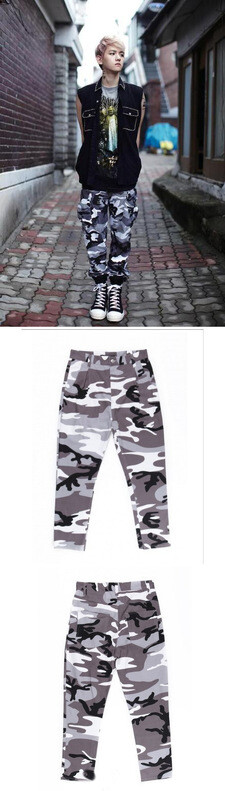 #卞白贤# GROWL宣传照 裤子 - ◤JOYRICH◢ COTTON CAMO PANT MEN / GRAY, 价格$128美金(￥783), 前天 15:43