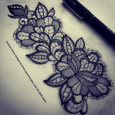 Tattoo design b♥y Guen Douglas