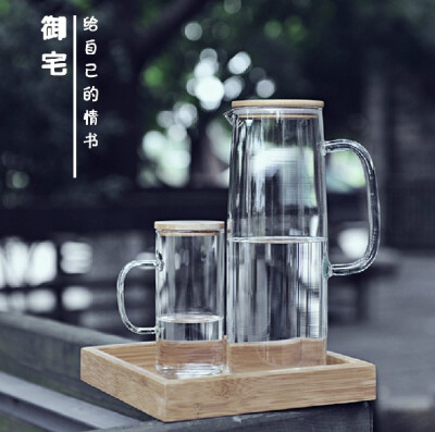 优雅耐热冷水壶/花茶壶