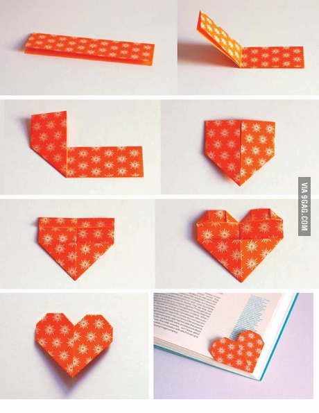 For book lovers. DIY Corner Bookmark