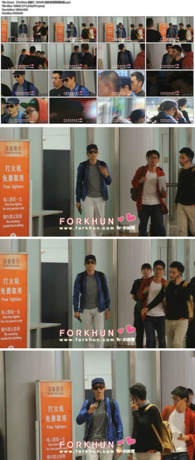 【ForKhun独家】【131003 抵达首都国际机场】Khunnie带着满满元气来到北京 也带给所有人暖意洋洋的心情 出关之后跟大家打招呼 用不紧不慢的速度走到停车场这都是他特有的贴心 http://t.cn/zRU6MHS 转载请注明：ForKh…