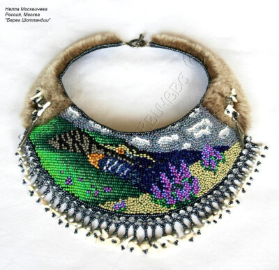 bead work collar