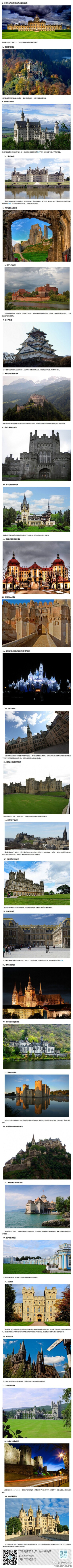 #求是爱摄影#环游世界29座华丽的城堡