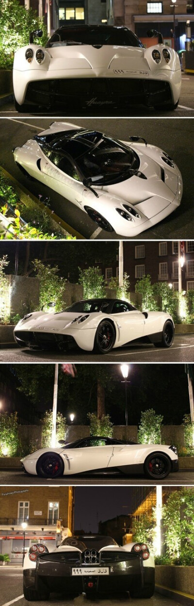 白色帕加尼Huayra 在伦敦——期待 Huayra 续写 Zonda 曾经战下的辉煌！