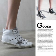 shesday 手工鞋 匡威款 goose francy hightop 情侣内增高高帮鞋2