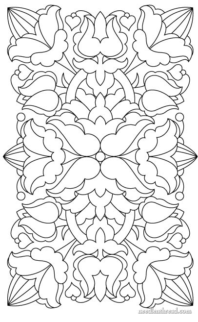 Free Hungarian Hand Embroidery Pattern #10