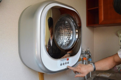韩国大宇 壁挂式迷你trom洗衣机3KG衣物 洗衣机