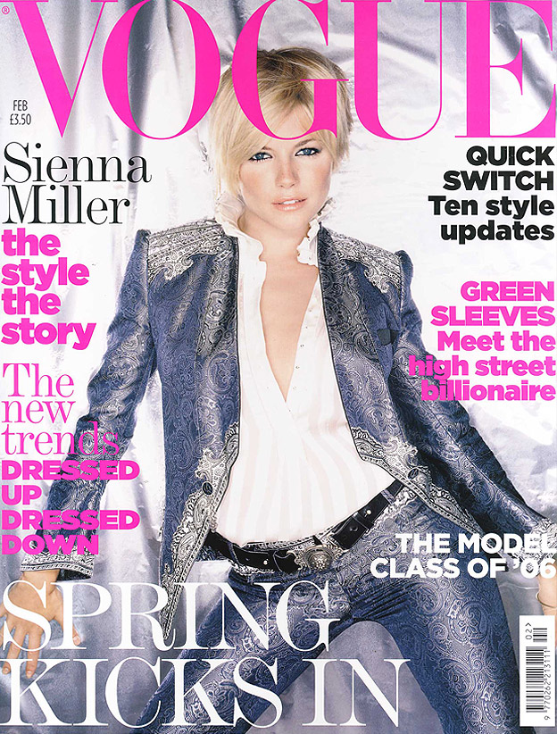 2006年2月 MODEL: Sienna Miller