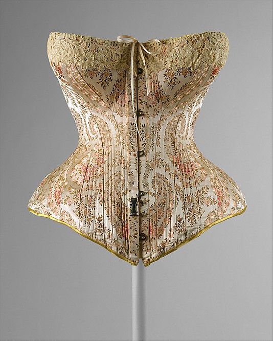 Corset (silk), Maison Léoty, 1891 http://www.metmuseum.org/Collections/search-the-collections/80003627