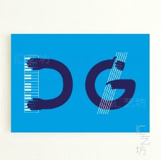 D&amp;G 现代简约时尚家居饰品 客厅餐厅卧室 帆布画 无框画 装饰画