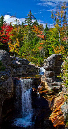 ✯ Screw Auger Falls in Grafton Notch State Park, Maine