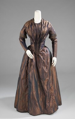 Silk Dress, ca. 1845