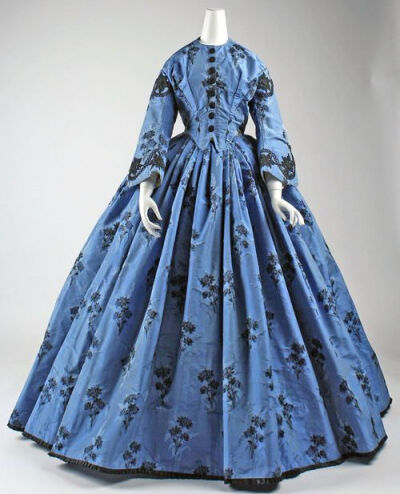 Dress Date: ca. 1863 Culture: French Medium: silk